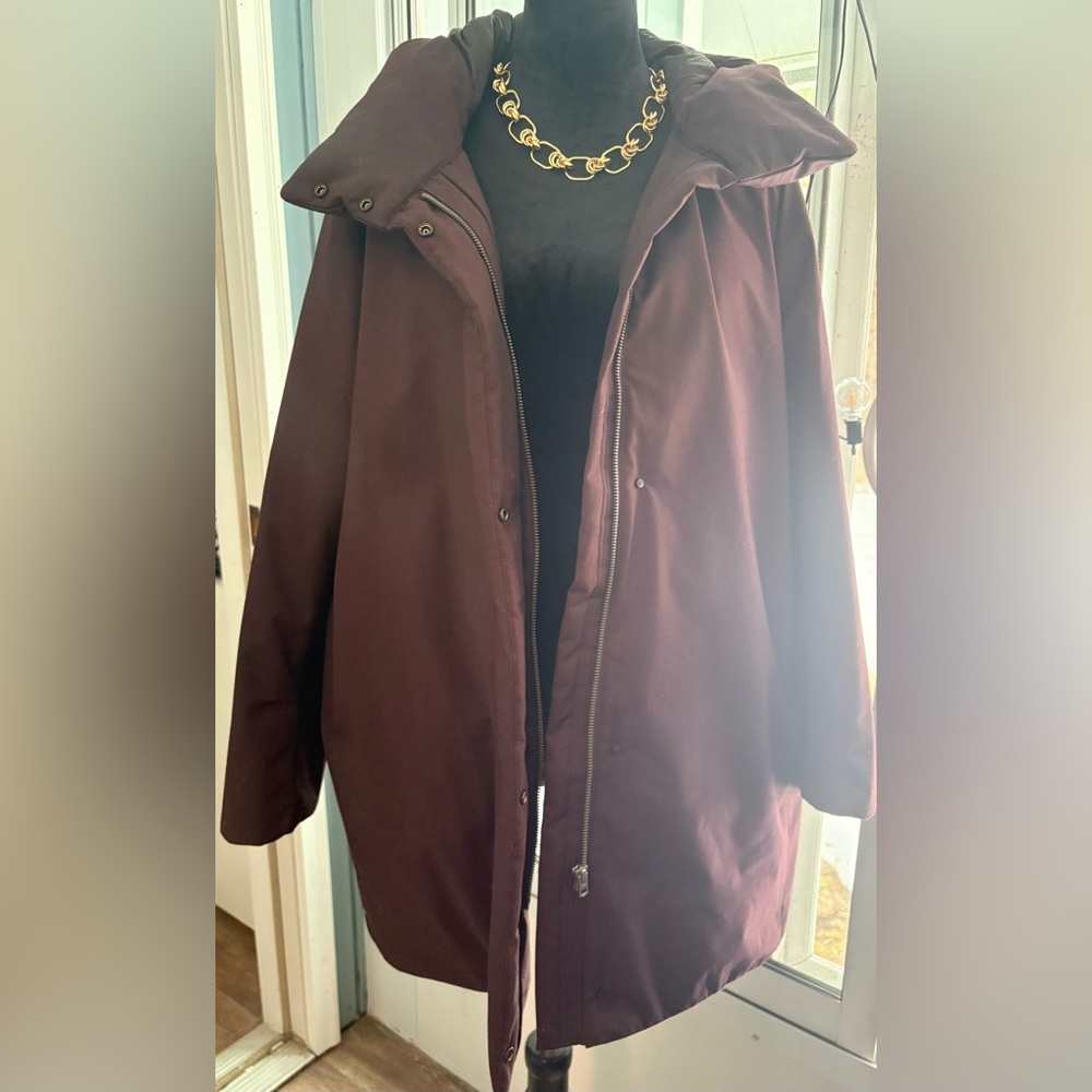 Uniqlo Women’s Maroon Parka Jacket